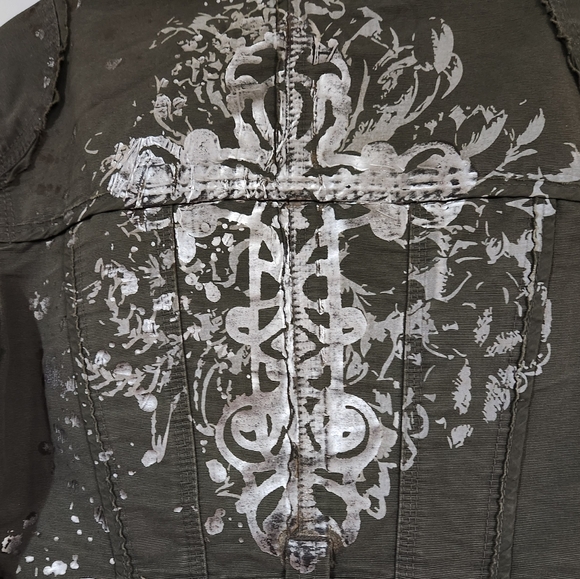 BB Dakota Cropped Military Style Jacket - Picture 4 of 8